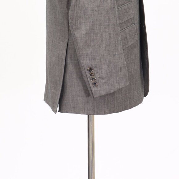 Bachrach 40S Gray Solid 2-Button Sport Coat Blazer Jacket T172 - Picture 8 of 11